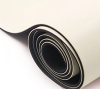 Tapis de yoga en caoutchouc naturel PU de 5mm de forme personnalisée antidérapante pour entraînement physique