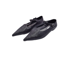 2025รองเท้าส้นเตี้ยหัวแหลมสำหรับสตรีพื้นยางรองเท้า100% แฟชั่นส่วนบน PU ขายส่งจากจีน - Product Image 3