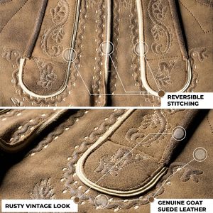 Pantalones Cortos de Cuero Auténtico Personalizados para Hombre, Color Marrón Humo, Trajes de Oktoberfest de Cuero Genuino - Product Image 6