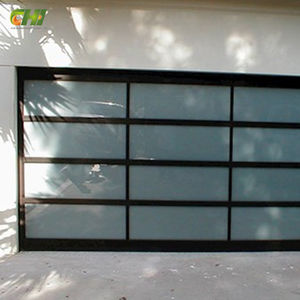 8ฟุต x 18ฟุตประตูโรงรถอลูมิเนียมบานคู่แบบอัตโนมัติ, ประตูโรงรถแบบเต็มบานตู้คอนเทนเนอร์10x10ดีไซน์ทันสมัย - Product Image 4