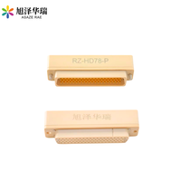 Connecteur Rectangulaire Hermétique In-Vacuum Personnalisé à Broches PEEK DSUB Haute Densité pour l'Aviation