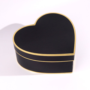 Biểu Tượng Tùy Chỉnh Màu Hồng Đen Bìa Giấy Hình Trái Tim Hộp Quà Tặng Valentine Ngày Hoa Sô Cô La Đồ Trang Sức Bao Bì Hộp Bán Buôn - Product Image 3