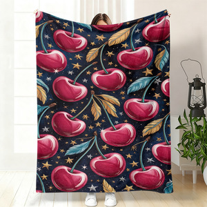 Manta de Franela Rosa con Estampado de Labios, Manta para Siesta, Súper Suave, Lavable a Máquina, para Cama, Sofá, Sillón, Impresión Personalizada, Venta al Por Mayor - Product Image 4