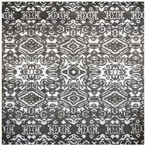 Tapis fait main sur mesure, couleur unie, de haute qualité, noué à la main, anti-bactérien, antidérapant, forme carrée, à poils plats, pour la maison - Product Image 1