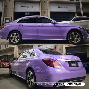 <span class=keywords><strong>Film</strong></span> vinyle pour carrosserie automobile, films de changement de couleur pour carrosserie, <span class=keywords><strong>film</strong></span> de voiture couleur violette, rouleau de 1,52*18m pour toute la voiture - Product Image 1