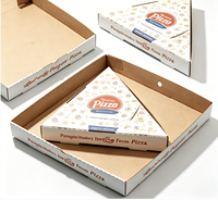 Caja de Pizza de Cartón Corrugado de Grado Alimenticio Reciclable Impresa Personalizada de 16x16 Pulgadas, Laminación Brillante/Mate, Estampado en Caliente/UV, Revestimiento Personalizado