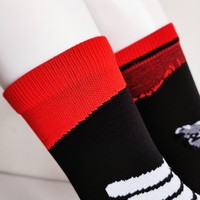 Chaussettes de course en Nylon pour hommes, haute qualité, quantité minimale de commande, fitness, chaussettes d'équitation de Compression personnalisées pour équipe de sport