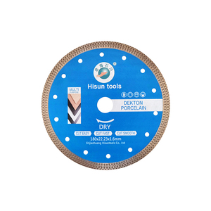 ใบ<span class=keywords><strong>เลื่อย</strong></span>ตัดเพชรแบบตาข่ายบางพิเศษ รุ่น Ultra Thin Mesh Turbo Diamond Cutting Disc สำหรับตัดแห้ง ไม่เกิดเศษ สำหรับเซรามิก พอร์ซเลน กระเบื้อง และหิน - Product Image 2