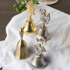 Custom Vintage <span class=keywords><strong>Brasserie</strong></span> Du Clocher Malonne Cena Campanas Entrega Qatar París Dubai Promoción Regalo Recuerdo Metal Cena Campana - Product Image 2