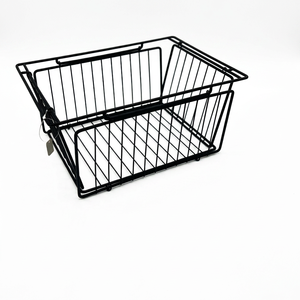 Cesta Metálica Plegable Moderna con Lámina de PVC, Organizador para Despensa, Congelador, Cocina, Armario, Camping, Almacenamiento Doméstico, Sostenible - Product Image 1