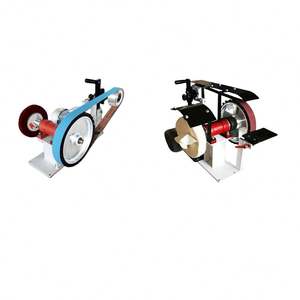 Máquina de pulido de acero inoxidable con banda de tela, equipo de pulido tipo máquina de banda, lijadora de arco de banda - Product Image 3