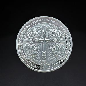 Xun Xin Metal personalizado Jesucristo moneda recuerdo Cruz cristiana <span class=keywords><strong>Caballero</strong></span> Templario Cruz Roja desafío moneda medallón moneda religiosa - Product Image 3