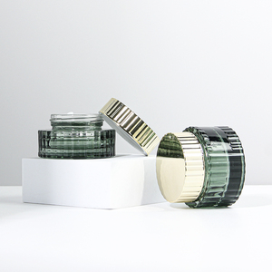 Стеклянные контейнеры, бутылки для лосьона и банки с крышками, пустая бутылка для ухода за кожей, зеленая Косметическая Сыворотка для ухода за кожей, колпачки на заказ - Product Image 5