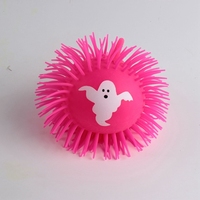 Balle gonflable à LED clignotante pour enfants, œil de bœuf, festival de Pâques, avec lumière LED