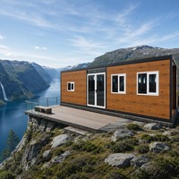 Maison Modulaire Pliable et Extensible en Conteneur Préfabriqué de 40 et 20 Pieds, Design Moderne, 1, 2, 3, 4 ou 5 Chambres, Prix Compétitif