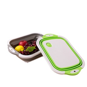 Multifunctional Cutting Board Home Washing Fruit <b>Pot</b> Cutting <b>Vegetables</b> Folding Cutting Board - Product Image 4