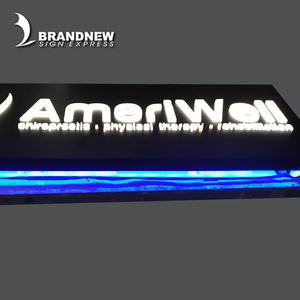 علامة Brandnewsign لوحة خلفية ثلاثية الأبعاد بإضاءة خلفية بإضاءة خلفية علامة حرف 3D علامة شعار الإعلان - Product Image 3