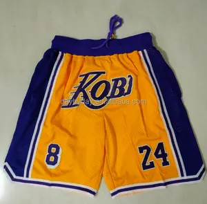 2024 hochwertiger amerikanischer basketball NBAing shorts just don herren netzshorts für alle 32 teams