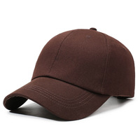 Cappellino da Baseball Tinta Unita 100% Poliestere con Visiera Curva Regolabile, Cappello da Papà Vuoto per Sport all'Aperto e Uso Quotidiano in Tutte le Stagioni
