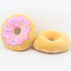 Juguetes Ecológicos para Perros con Diseño de Donuts y Bollos Redondos de Peluche, para Uso en Interiores, Venta al Por Mayor - Product Image 3