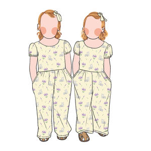 Vente promotionnelle manches bouffantes filles bébé escalade vêtements pantalons amples petite fille grande taille une pièce plaisir ensemble - Product Image 5