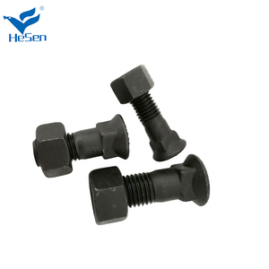 Perno y Tuerca para Cuchilla de Bulldozer 4F3657 Grado 12.9, Perno de Arado con Tuerca - Product Image 1