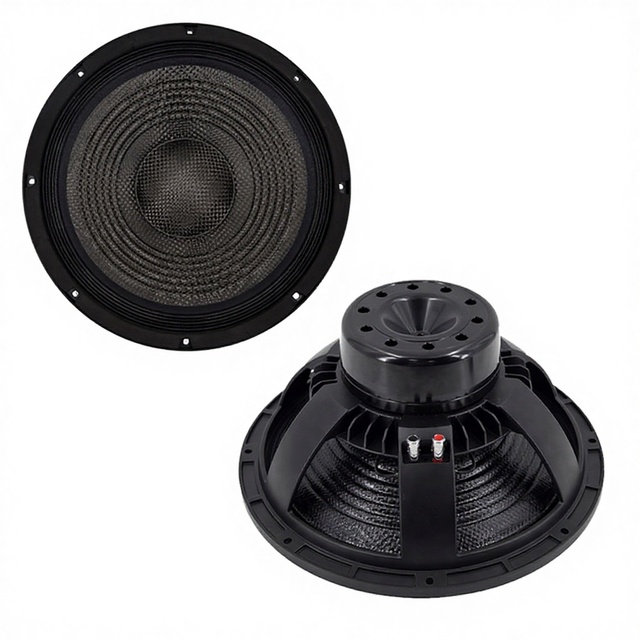 OEM 15 Inch Subwoofers Speakers 800W RMS/1000W MAX Power Carbon Fiber Cone Aluminium Basket Waterproof Outdoor Karaoke Audio