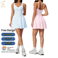 Jupe de yoga plissée imprimée personnalisée pour femme, séchage rapide, respirante, pour l'été, le golf, le sport, la gym, tenue légère, short de tennis