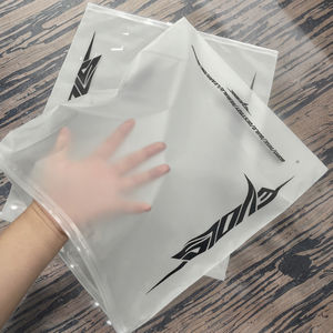 ถุงซิปพลาสติกแบบฝ้าพิมพ์โลโก้ตามสั่ง สำหรับเสื้อผ้า/ขนสัตว์ พร้อมซิปล็อค - Product Image 4