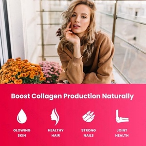 OEM/ODM Private Label Hair Skin & Nails Hydrolyzed Collagen <b>Gummies</b> Supplements with <b>Biotin</b> and Multivitamins - Product Image 2