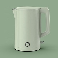 Appareils électroménagers Bouilloire électrique sans fil à double paroi en acier inoxydable de 1,8 l Prix de la bouilloire électrique