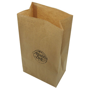 Logo personalizzato di cottura del forno fast food francese photato chip di imballaggio di grado marrone grasso prova sacchetto di carta - Product Image 6