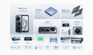 Doogee V40 Pro Gồ Ghề Điện Thoại Thông Minh <span class=keywords><strong>Android</strong></span> 14 <span class=keywords><strong>NFC</strong></span> Toàn Cầu Mở Khóa 200MP 16 + 512GB Tầm Nhìn Ban Đêm Máy Ảnh 8680MAh 5G Doogee Di Động - Product Image 5