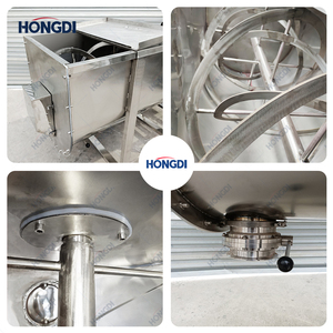 Batidora de cinta de doble propósito para alimentos y productos químicos-Construcción de acero inoxidable 304/316 - Product Image 5