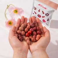 Kit de Maquillage KS-ONE : Ensemble Rouge à Lèvres et Gloss Effet Miroir en Forme de Gourde, avec Petit Pendentif Mignon, Taille Standard, Waterproof, à Base de Plantes