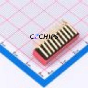 DA-10RP DIP Switch Through hole Component (THT) Switch ( Number of Switch Sections: 10 )( Lead Spacing: 2.54mm )( Color: Red ) - Product Image 2