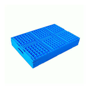 High Capacity 66L Collapsible Plastic <b>Crate</b> Virgin Material Foldable <b>Storage</b> Box Heavy Duty Stackable - Product Image 4