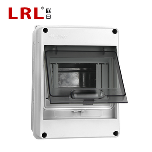 HT özelleştirilmiş alçak gerilim plastik su geçirmez dağıtım kutusu 2-Way elektrik muhafaza IP65 yüzey montaj ABS + PC malzeme - Product Image 4