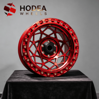 Jantes Beadlock Concaves Profondes 4x4 6x139.7 Tout-Terrain 16x8 17x9 18x9.5 20x10 Roues Forgées pour Ram 1500 Dodge Jeep Wrangler
