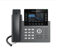 Téléphone IP Wi-Fi 6 POE Grandstream GRP2615 authentique avec écran couleur 4,3 pouces, 12 comptes SIP, 10 lignes pour bureaux professionnels