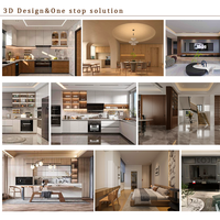 Service de design d'intérieur tout-en-un, rendu 3D pour les solutions de maison, bureau, hôtel, villa et restaurant