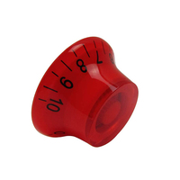 Gros rouge en plastique guitare basse chapeau haut de forme cloche vitesse boutons bouton de guitare électrique pour LP SG pièces de guitare électrique