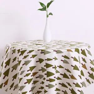 New Anti-scalding Table Cloth Cotton Waterproof Coffee Table Linen Rectangular Tablecloth Plaid Printed Tablecloth Cotton Linen