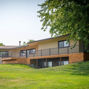 Lan can mới nội thất kim loại rèn sắt thủy tinh cầu thang sàn tay lan can cho các bước lan can hemlock lan can bảo vệ đường sắt cho cầu thang - Product Image 4