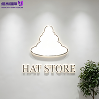 Enseigne 3D personnalisée en acrylique rétroéclairée par LED, étanche, pour la décoration de façade de magasin ou de centre commercial