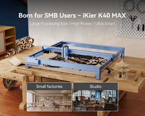 Machines de marquage <span class=keywords><strong>laser</strong></span> automatique portables IKIER <span class=keywords><strong>K40</strong></span> MAX 48W pour la gravure et la découpe <span class=keywords><strong>laser</strong></span> sur métal, bois, acrylique, plastique, verre, acier - Product Image 4