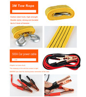 Offre Spéciale 13 en 1 Trousse de Secours Pour voiture Avec Gonfleur de pneu Machine Extincteur Pour La Réparation d'urgence Et de sauvetage De ALTERTOOL
