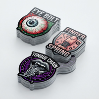 Individuelle Dunkle Gothic-Aufkleber, Retro-Horror-Graffiti, Wasserfeste Vinyl-Sticker für Gepäck, Tagebücher, Laptops und Handys