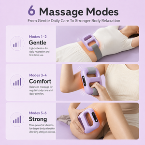 Wrist Massage Gun Portable Hand <b>Massager</b> Wireless Forearm Relaxer LCD Display for Gym Office Home - Product Image 3