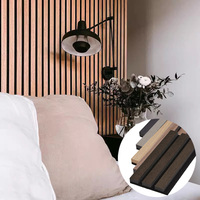 Matériaux de décoration de construction panneaux de bois alternatifs panneau de charbon de bois de bambou panneaux muraux acoustiques